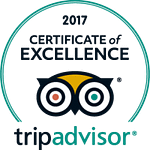 Trip Advisor Certificate of Excellence 2017 medium