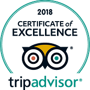 Trip Advisor Certificate of Excellence 2018 small