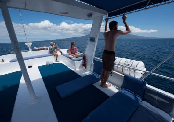 Fragata Galapagos Cruise sun deck