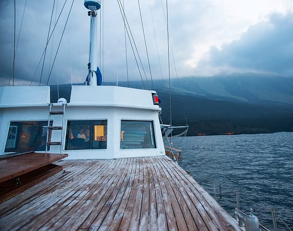 Beagle Galapagos Cruise Sailboat deck