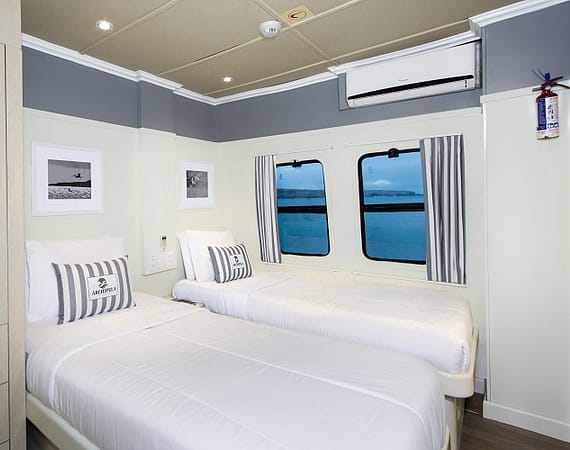 Archipel Galapagos Cruise twin cabin