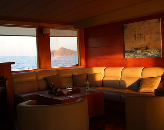 Millennium Galapagos Cruise social area