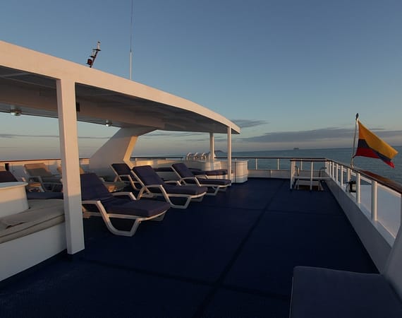 Millennium Galapagos Cruise sundeck