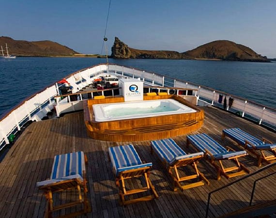 Grace Galapagos Cruise sundeck