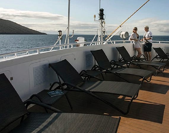 Santa Cruz II Galapagos Cruise sundeck