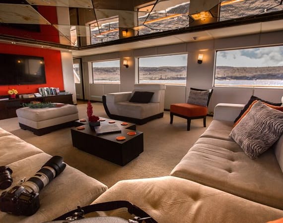 Passion Galapagos Cruise lounge