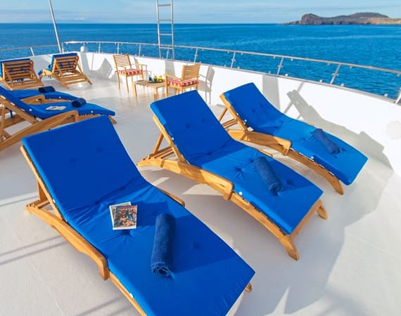 Tip Top II Galapagos Cruise sundeck