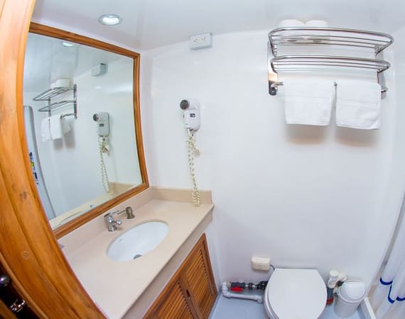 Tip Top IV Galapagos Cruise bathroom