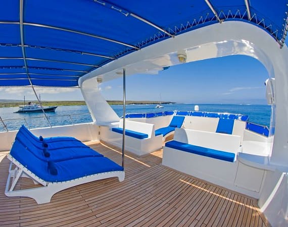 Tip Top IV Galapagos Cruise sun deck