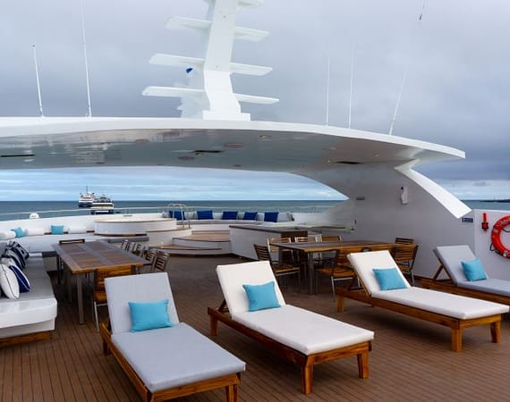 Infinity Galapagos Cruise sundeck