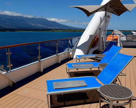 celebrity-xpedition galapagos cruise sunbath