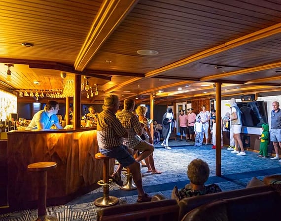 Galapagos Legend Galapagos Islands Cruise first class lounge bar