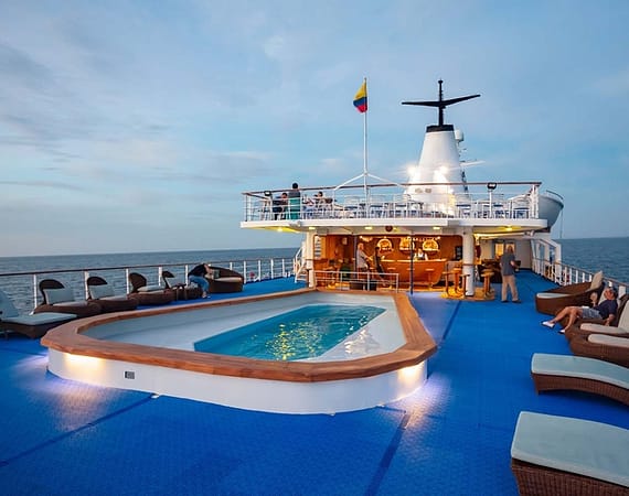 Galapagos Legend Galapagos Islands Cruise first class sundeck