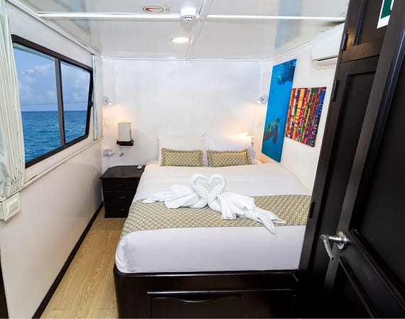 Monserrat Galapagos Cruise upper cabin