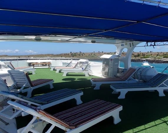 Angelito Galapagos Cruise sundeck