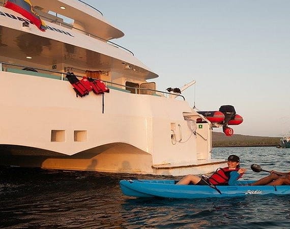 EcoGalaxy Galapagos Cruise kayak