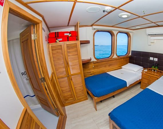 Tip Top IV Galapagos Cruise standard twin cabin