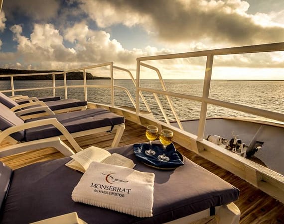 Monserrat Galapagos Cruise sun chairs