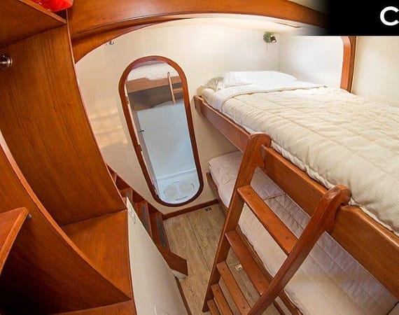 Nemo II Galapagos Cruise bunk beds