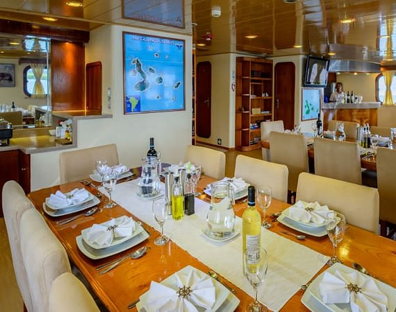 Seaman Journey Galapagos Cruise main dining