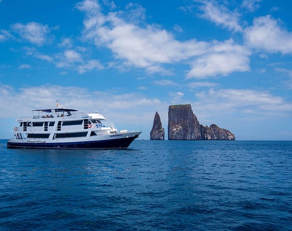 Monserrat Galapagos Cruise kicker rock