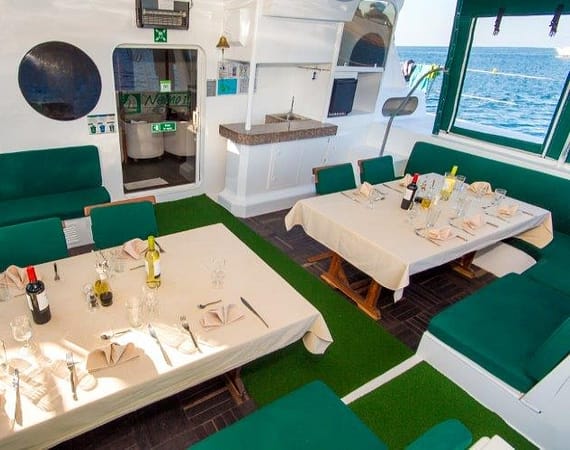 Nemo II Galapagos Cruise dining room