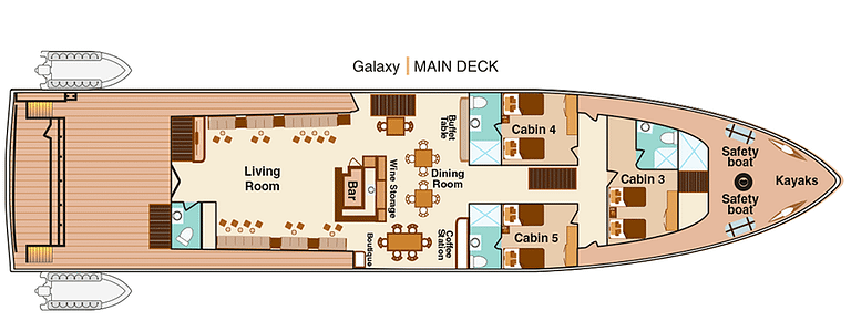 Galaxy yacht galapagos main deck plan