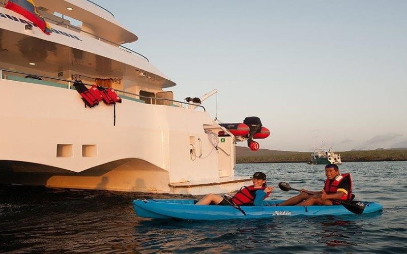 EcoGalaxy Galapagos Cruise kayak